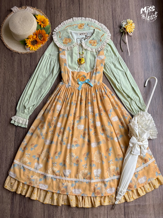 Miss Point Garden Sunflower Corset Lolita Dress