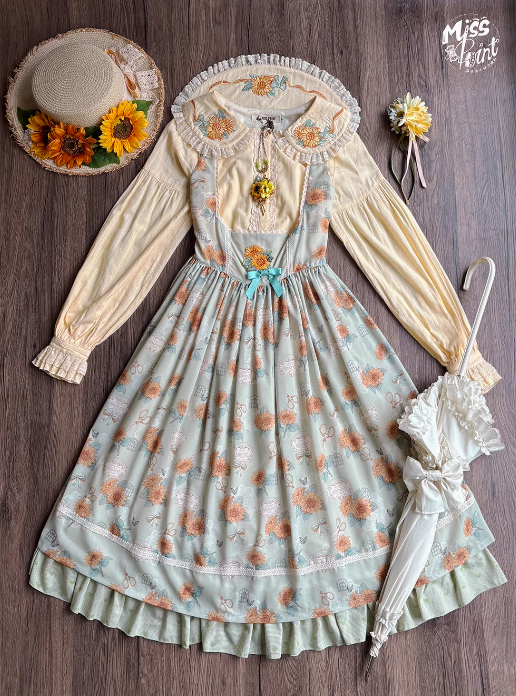 Miss Point Garden Sunflower Corset Lolita Dress