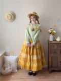 Miss Point Garden Sunflower Embroidery Collar Cotton Lolita Blouse