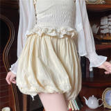 Sweet Yellow Cotton Puffy Bloomer