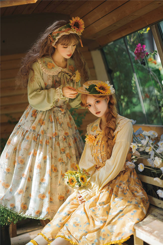 Miss Point Garden Sunflower Daily Wear Lolita Jumper Dress