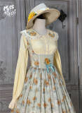 Miss Point Garden Sunflower Embroidery Collar Cotton Lolita Blouse