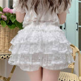 Sweet Heart Print  Cotton Puffy Bloomer