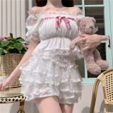 Sweet Heart Print  Cotton Puffy Bloomer