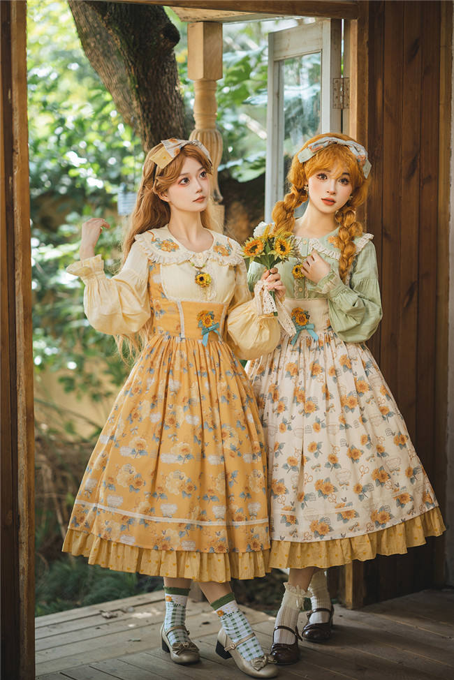 Miss Point Garden Sunflower Corset Lolita Dress