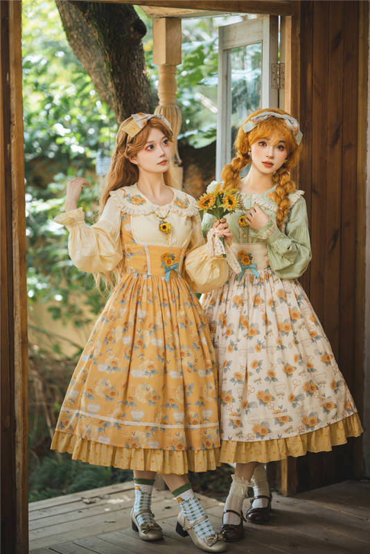 Miss Point Garden Sunflower Corset Lolita Dress