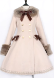 Pumpkin Cat Winter  Lolita Long Jacket and Cape