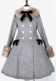 Pumpkin Cat Winter  Lolita Long Jacket and Cape