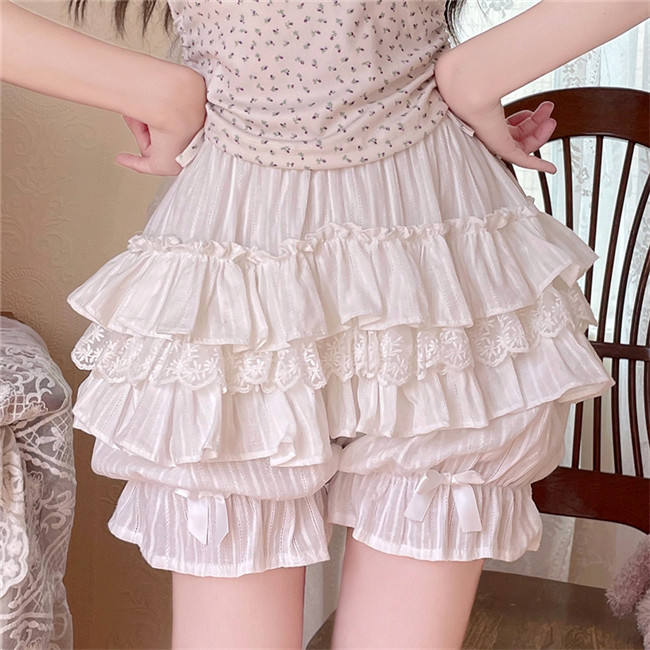 Dark Prints Double Layers Lolita Bloomer
