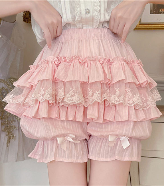 Dark Prints Double Layers Lolita Bloomer