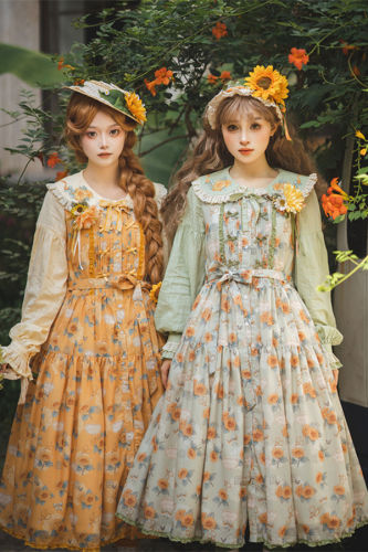 Miss Point Garden Sunflower Daily Wear Lolita Jumper Dress