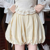 Sweet Yellow Cotton Puffy Bloomer
