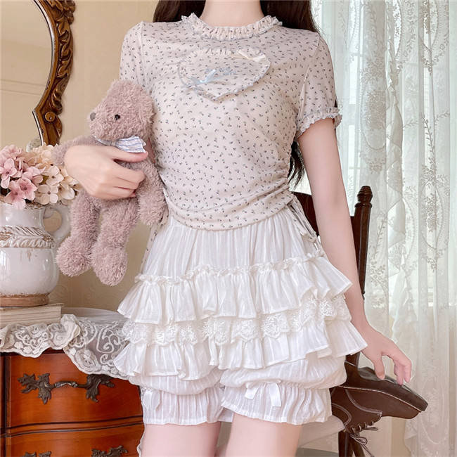 Dark Prints Double Layers Lolita Bloomer