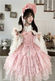 Love Prelude Lolita Jumper Dress, Blouse, Bonnet and Headbow