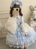 Love Prelude Lolita Jumper Dress, Blouse, Bonnet and Headbow