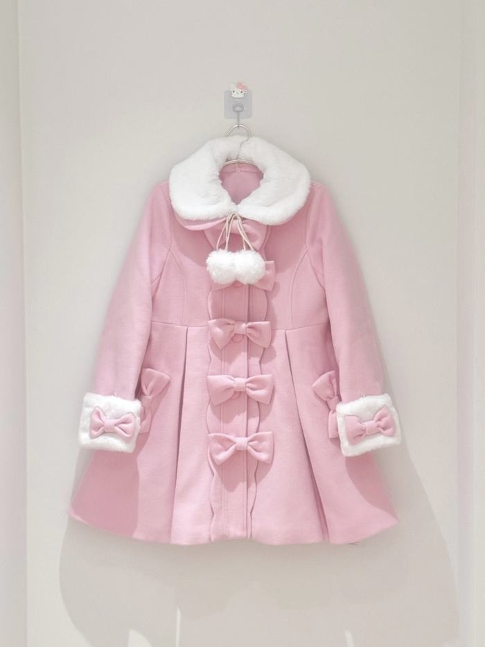 Sweet Waist Shaping A-shaped Wool Lolita Coat