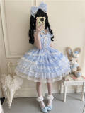 Love Prelude Lolita Jumper Dress, Blouse, Bonnet and Headbow