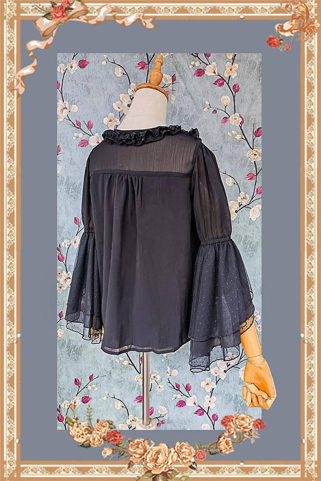 Infanta Lace Chiffon Hime Sleeves Lolita Blouse