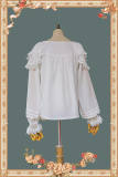 Infanta Lily of the Valley Embroidery Chiffon Lolita Blouse