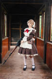 Infanta Russian Uniform Lolita Dress, Apron, Waist Bag and Hair Band