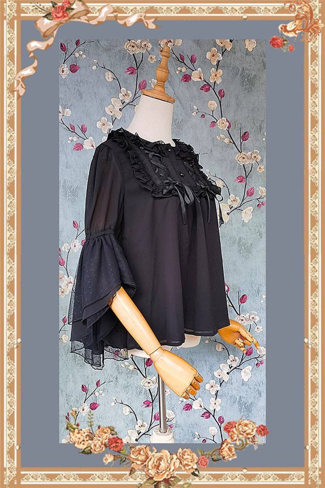 Infanta Lace Chiffon Hime Sleeves Lolita Blouse