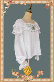 Infanta Lily of the Valley Embroidery Chiffon Lolita Blouse