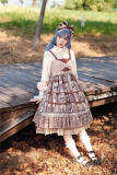 Infanta Underground Bear Brown Lolita Dress, Blouse, Underskirt and Headbow