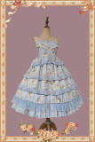 Infanta Miss Rabbit Lolita Jumper Dress, Blouse and Accessories