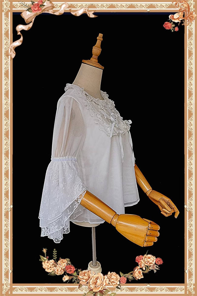 Infanta Lace Chiffon Hime Sleeves Lolita Blouse
