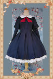Infanta Russian Uniform Lolita Dress, Apron, Waist Bag and Hair Band