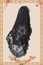 Infanta Spider Lady Double Layers Gothic Lolita Veil