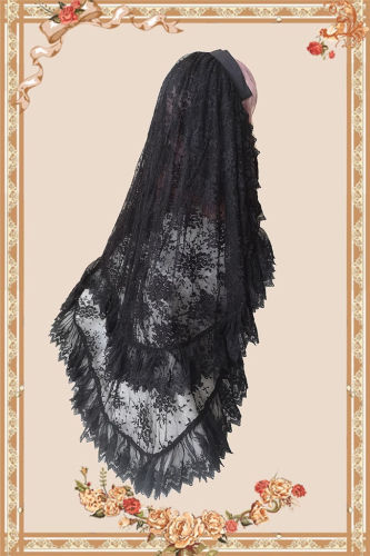 Infanta Spider Lady Double Layers Gothic Lolita Veil