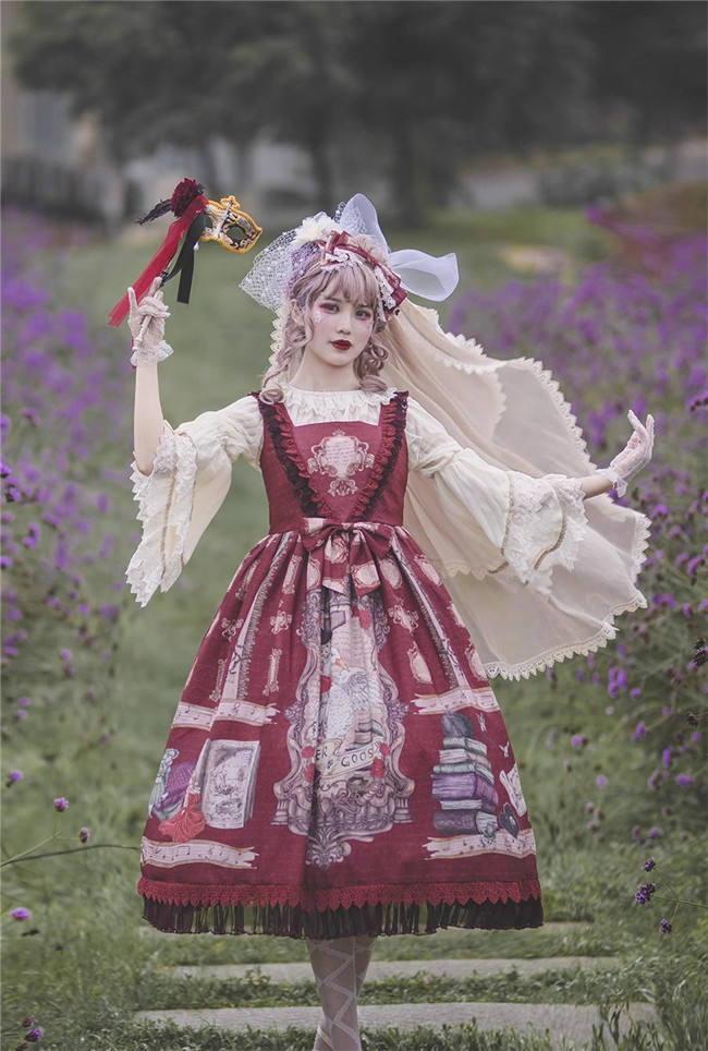 Infanta Spider Lady Double Layers Gothic Lolita Veil