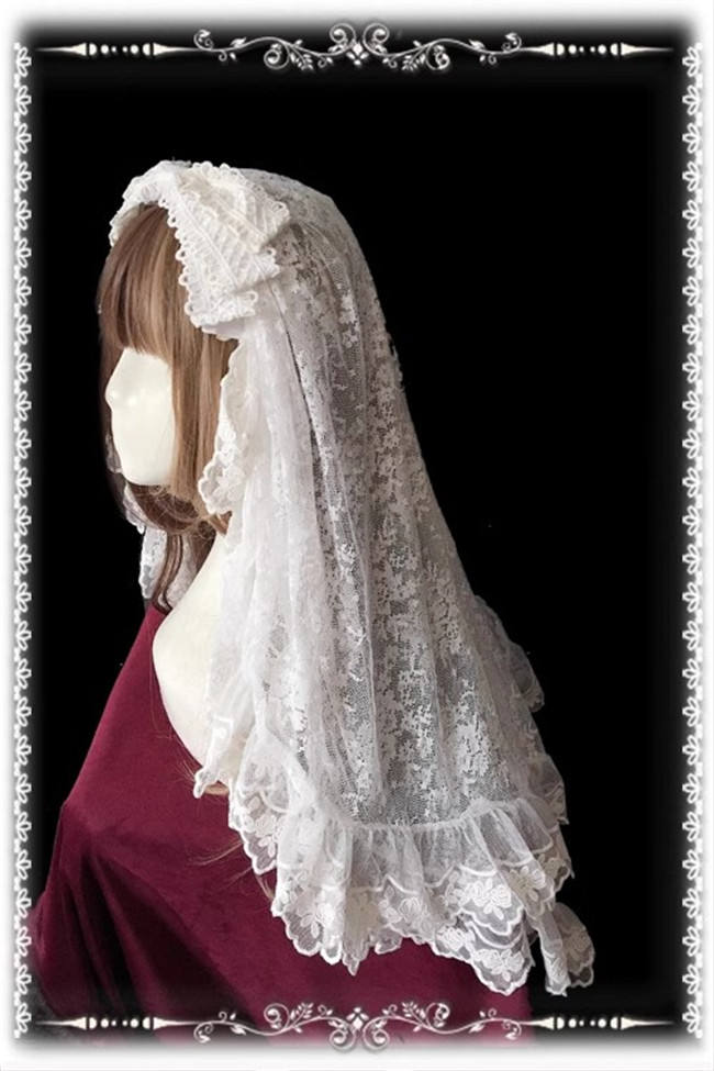 Infanta Spider Lady Double Layers Gothic Lolita Veil