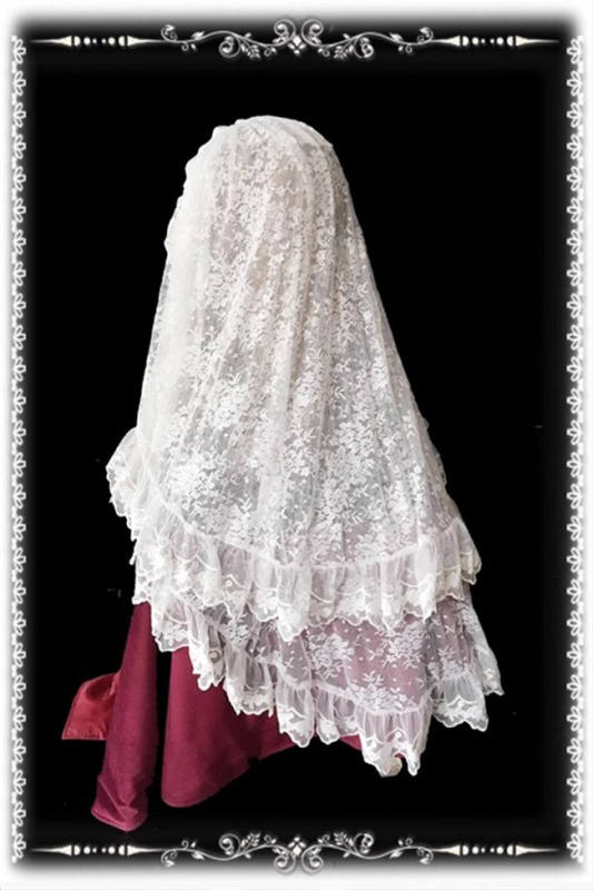 Infanta Spider Lady Double Layers Gothic Lolita Veil