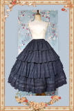 Infanta Dark Forest Black Skirt, Blouse and Headdress