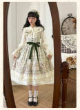 Alice Girl Iris Garden in Spring Ruffle Collar Lolita Blouse