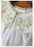 Alice Girl Iris Garden in Spring Ruffle Collar Lolita Blouse