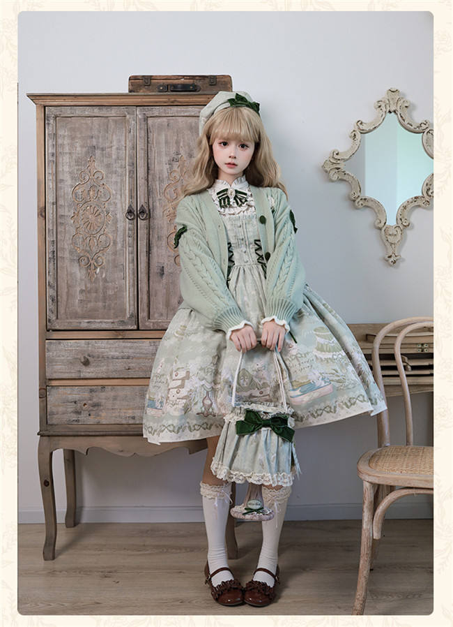 Alice Girl Iris Garden in Spring Daily Wear Lolita Dress