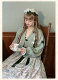 Alice Girl Iris Garden in Spring Knitwear Coat