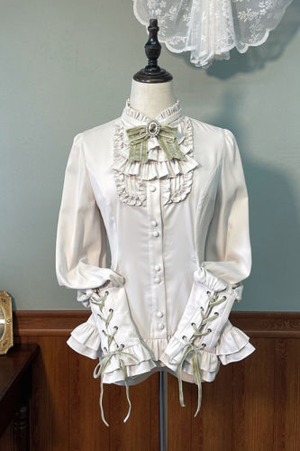 Alice Girl Iris Garden in Spring Long Sleeves Lolita Blouse