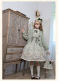 Alice Girl Iris Garden in Spring Knitwear Coat