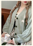 Alice Girl Iris Garden in Spring Knitwear Coat