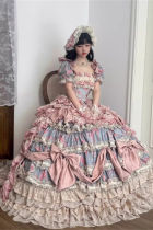 Gem and Rose Luxury Hime Lolita Dress Fullset
