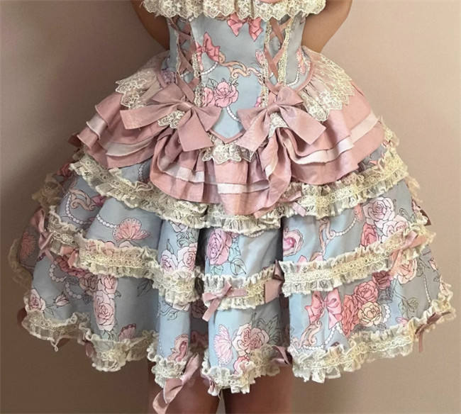 Gem and Rose Luxury Hime Lolita Dress Fullset