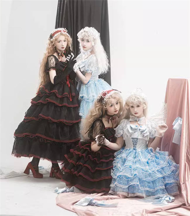 Plus Size Dress with Tiered Skirt