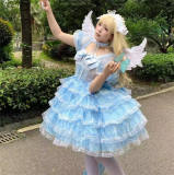 Tiered Skirt Plus Size Hime Lolita Dress