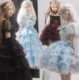 Tiered Skirt Plus Size Hime Lolita Dress