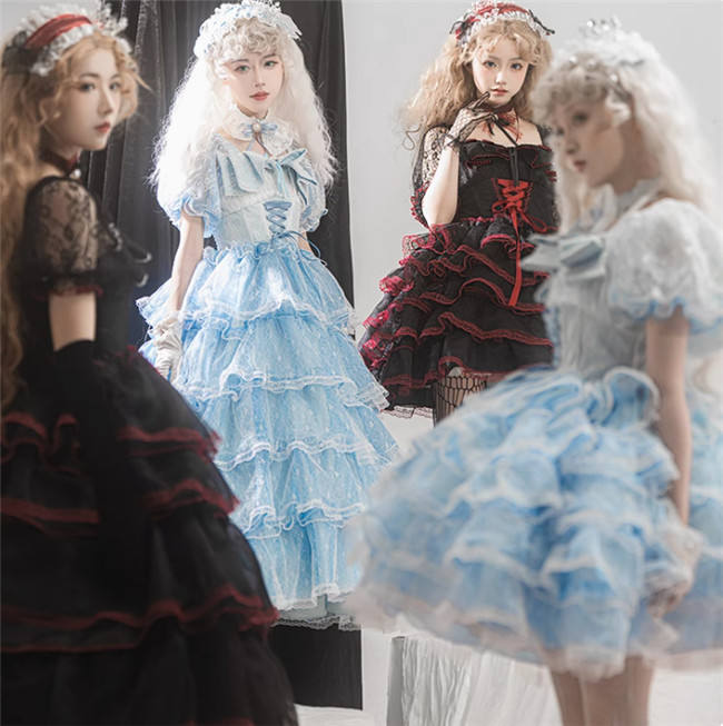 Plus Size Dress with Tiered Skirt