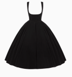 With Puji Phantom Night Poems Embroidery Top and Corset Dress